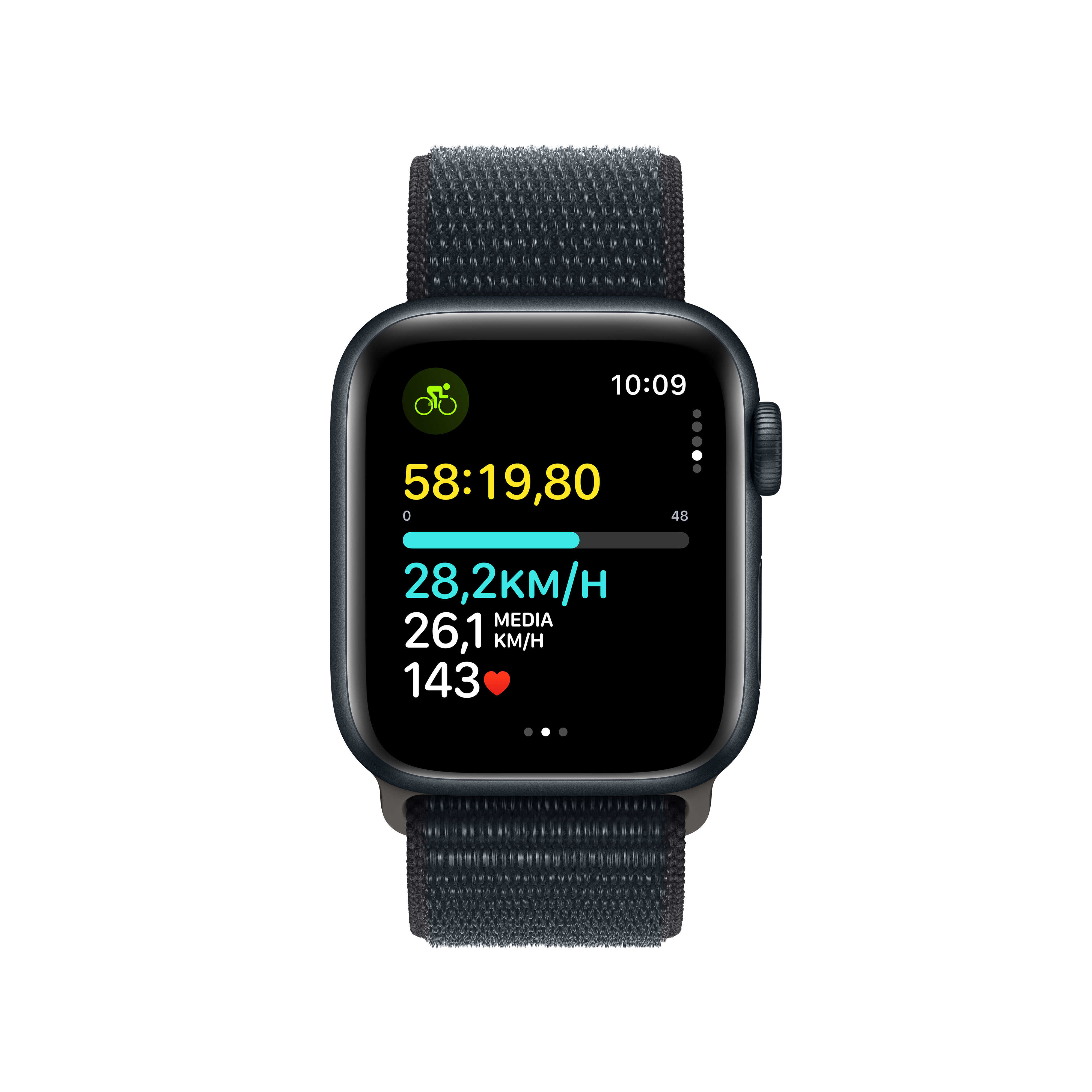 Apple Watch SE OLED 40 mm Digitaal 324 x 394 Pixels Touchscreen 4G Zwart Wifi GPS