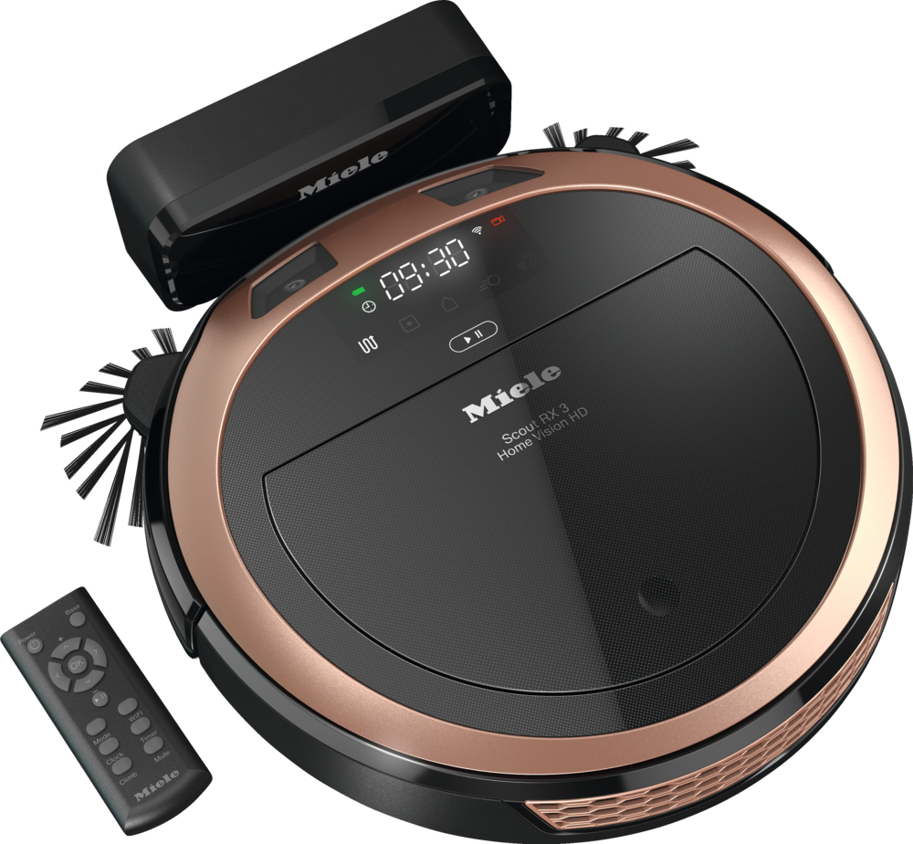 Miele Aspirateur robot ScoutRX3HomeVisionHDRoségoldPearlFinish