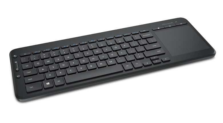 Microsoft All-in-One Media Keyboard toetsenbord Thuis RF Draadloos AZERTY Frans Zwart